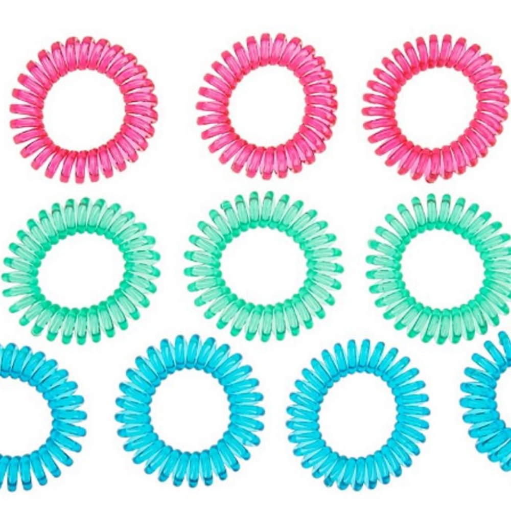 Set 30 Traceless Spiral Hair Ties by Lori Greiner
